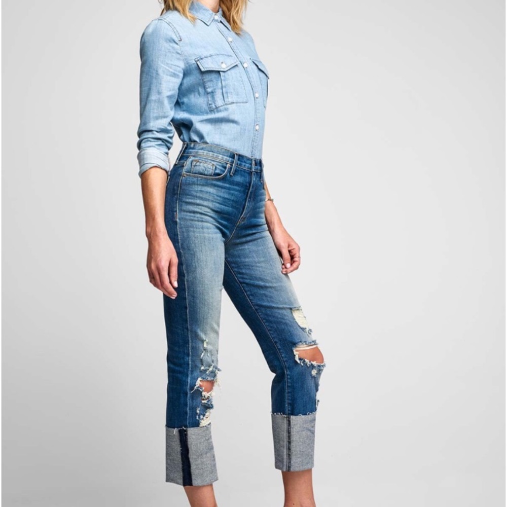 HUDSON Jeans Zooey Test Me Hightower Straight Crop